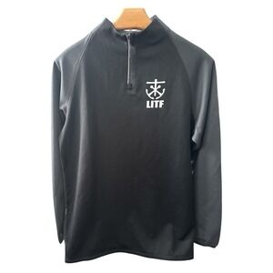 Augusta Sportswear Ladies M Black Gray Synergy Pullover Style 3622 LITF NWOT